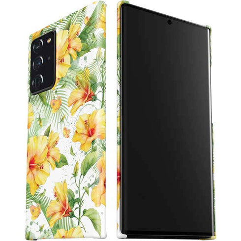 Yellow Hibiscus Galaxy Note20 Ultra 5G Lite Case