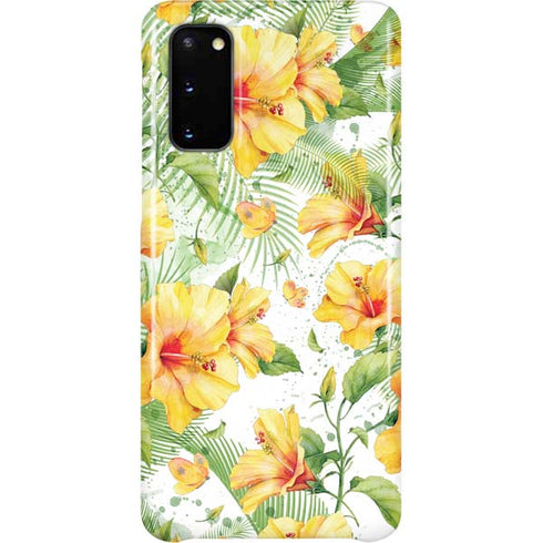 Yellow Hibiscus Galaxy S20 Lite Case