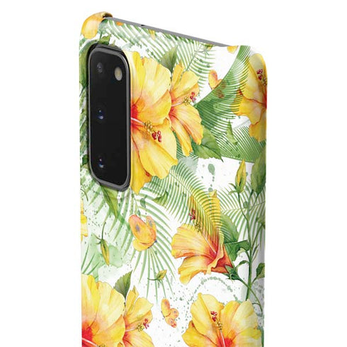Yellow Hibiscus Galaxy S20 Lite Case