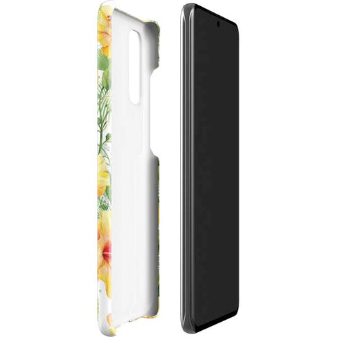 Yellow Hibiscus Galaxy S20 Lite Case