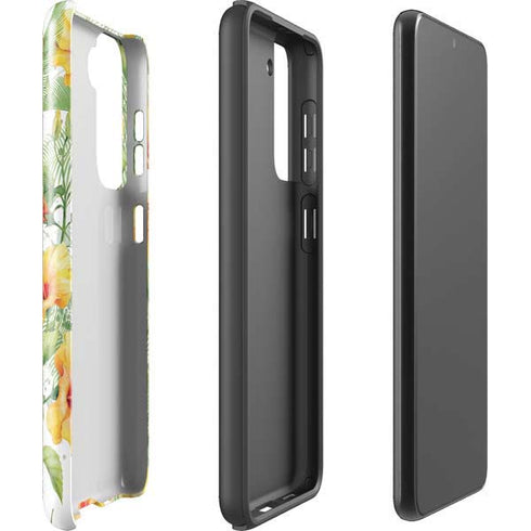 Yellow Hibiscus Galaxy S21 Plus 5G Pro Case