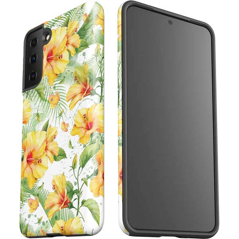 Yellow Hibiscus Galaxy S21 Plus 5G Pro Case
