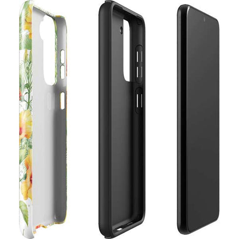 Yellow Hibiscus Galaxy S22 Plus Pro Case