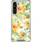 Yellow Hibiscus Galaxy S23 Plus Clear Case