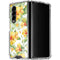 Yellow Hibiscus Galaxy Z Fold4 5G Clear Case