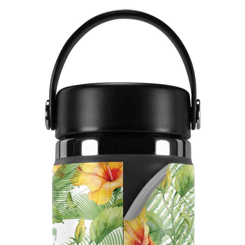 Yellow Hibiscus Hydro Flask 20oz Wide Mouth Skin
