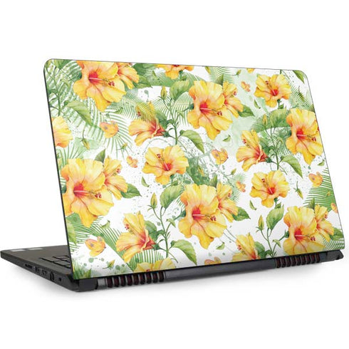 Yellow Hibiscus Dell Inspiron Skin