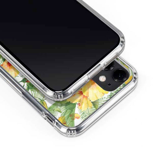Yellow Hibiscus iPhone 11 Clear Case