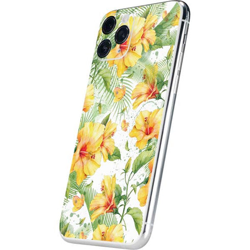 Yellow Hibiscus iPhone 11 Pro Skin