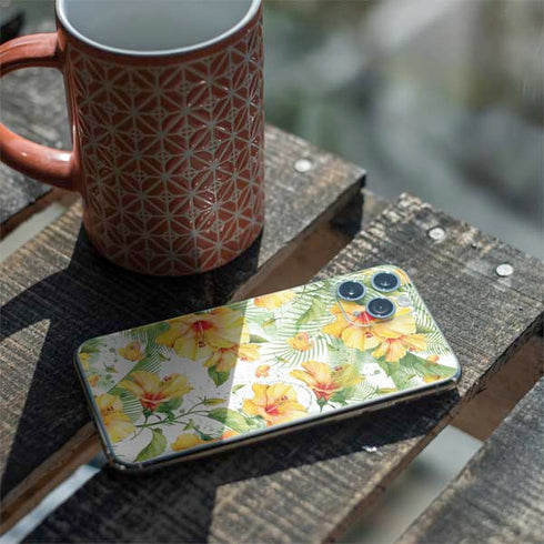 Yellow Hibiscus iPhone 11 Pro Skin
