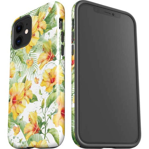 Yellow Hibiscus iPhone 12 Impact Case