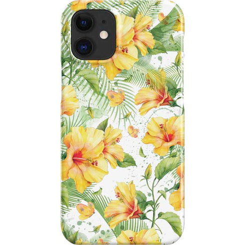 Yellow Hibiscus iPhone 12 Mini Lite Case