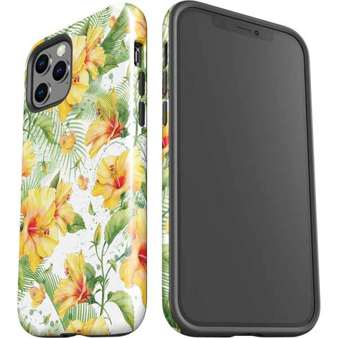 Yellow Hibiscus iPhone 12 Pro Impact Case