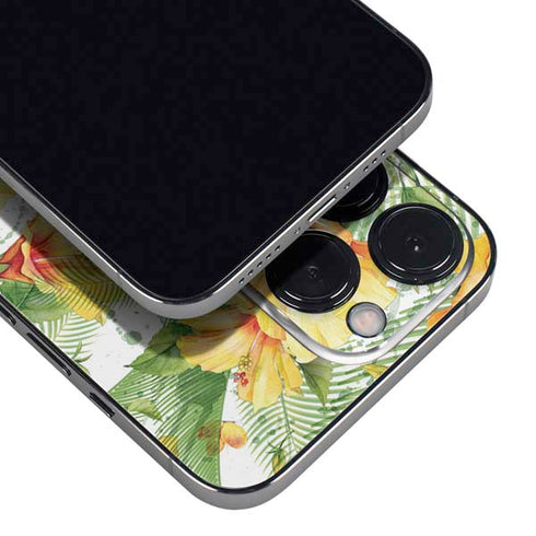 Yellow Hibiscus iPhone 13 Pro Max Skin