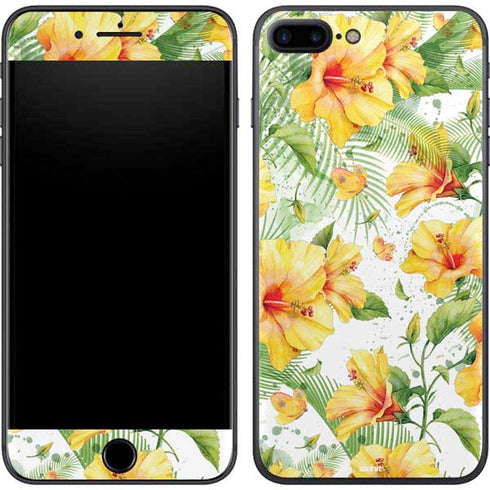 Yellow Hibiscus iPhone 8 Plus Skin