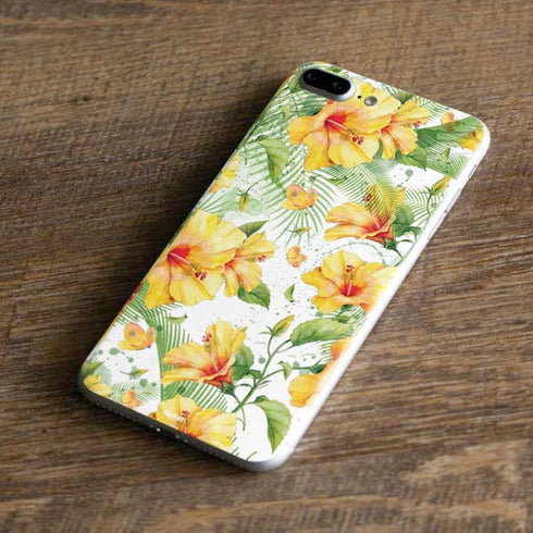 Yellow Hibiscus iPhone 8 Plus Skin