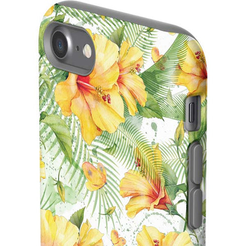 Yellow Hibiscus iPhone SE (2nd & 3rd Gen) Pro Case