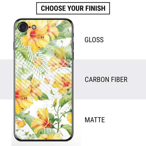 Yellow Hibiscus iPhone SE (2nd & 3rd Gen) Skin