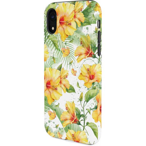 Yellow Hibiscus iPhone XR Pro Case