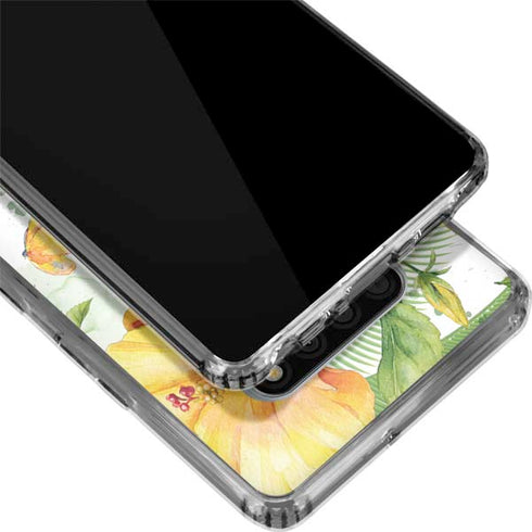 Yellow Hibiscus LG Stylo 6 Clear Case