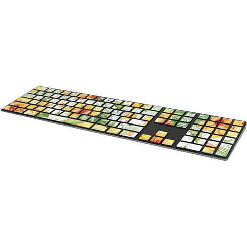 Yellow Hibiscus Magic Keyboard with Numeric Keypad Skin