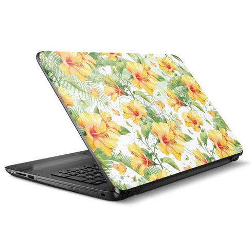 Yellow Hibiscus HP Notebook Skin