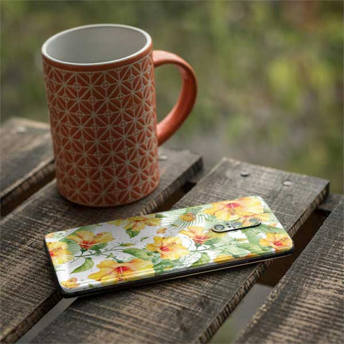 Yellow Hibiscus OnePlus 7 Pro Skin