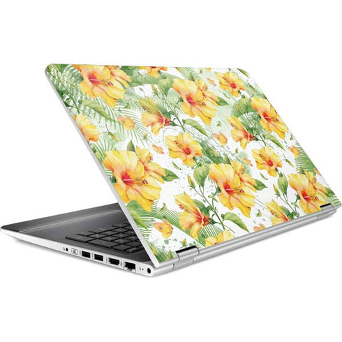 Yellow Hibiscus HP Pavilion Skin