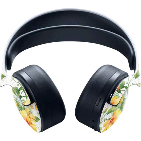 Yellow Hibiscus PULSE 3D Wireless Headset for PS5 Skin