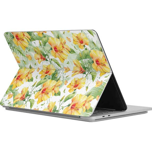 Yellow Hibiscus Surface Laptop Studio Skin