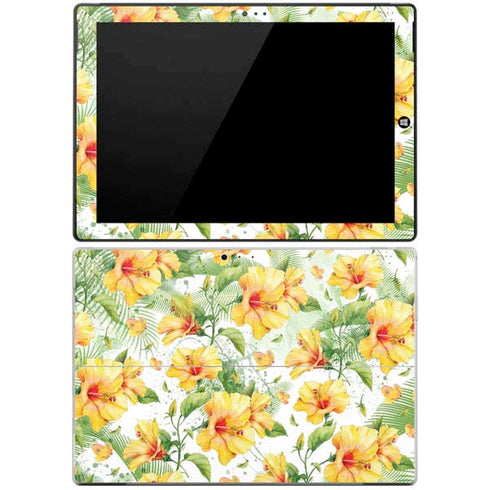 Yellow Hibiscus Surface Pro 3 Skin