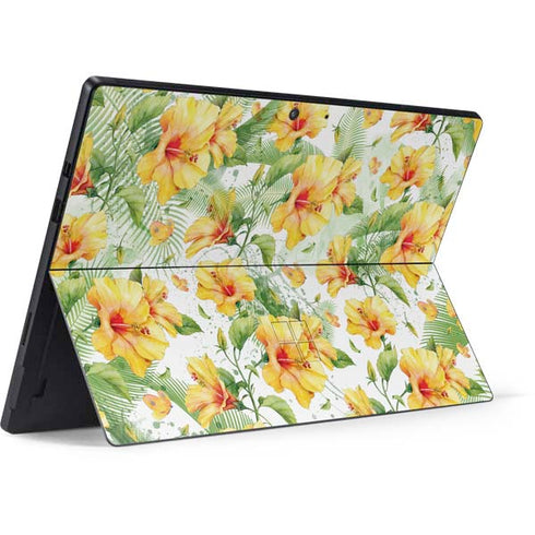 Yellow Hibiscus Surface Pro 7 Skin