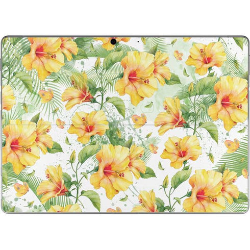 Yellow Hibiscus Surface Pro 8 Skin