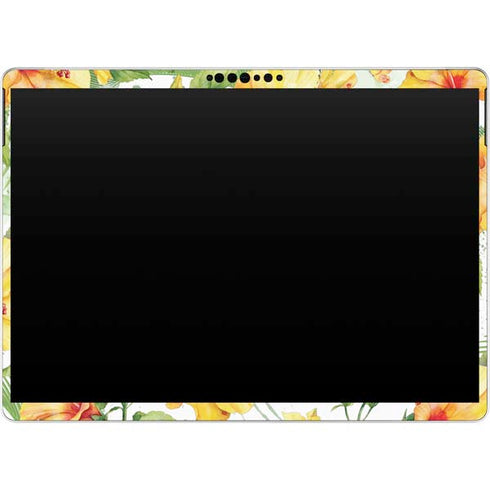 Yellow Hibiscus Surface Pro 9 Skin