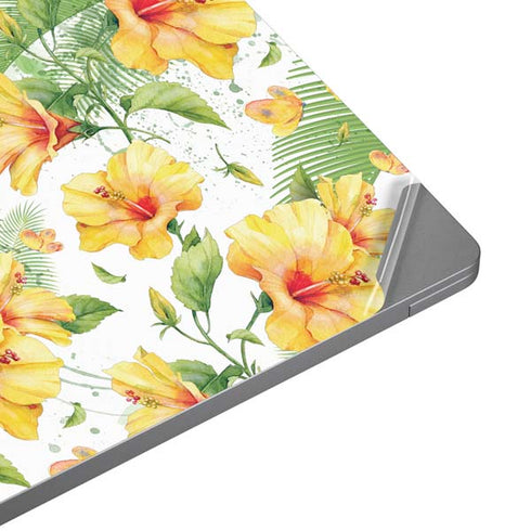 Yellow Hibiscus Universal Laptop 13in (10.6 x 7.6in) Skin