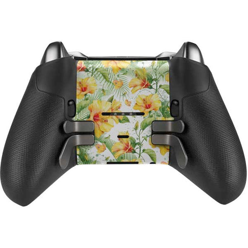 Yellow Hibiscus Xbox Elite Wireless Controller Series 2 Skin