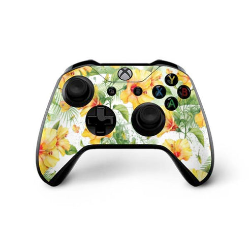 Yellow Hibiscus Xbox One X Bundle Skin