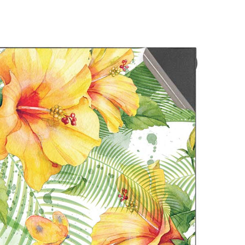 Yellow Hibiscus Xbox Series X Console Skin