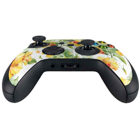 Yellow Hibiscus Xbox Series X Controller Skin