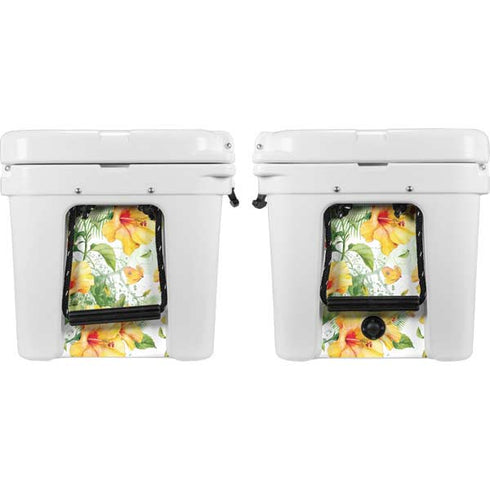 Yellow Hibiscus YETI Tundra 35 Hard Cooler Skin