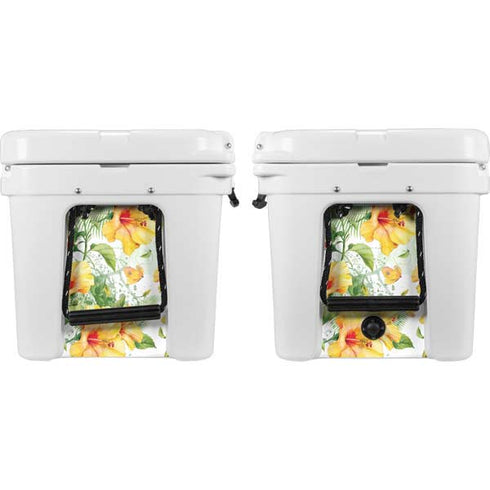 Yellow Hibiscus YETI Tundra 45 Hard Cooler Skin