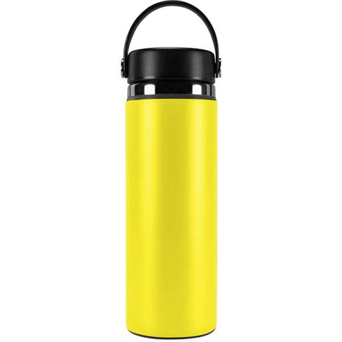 Yellow Solid Hydro Flask 20oz Wide Mouth Skin
