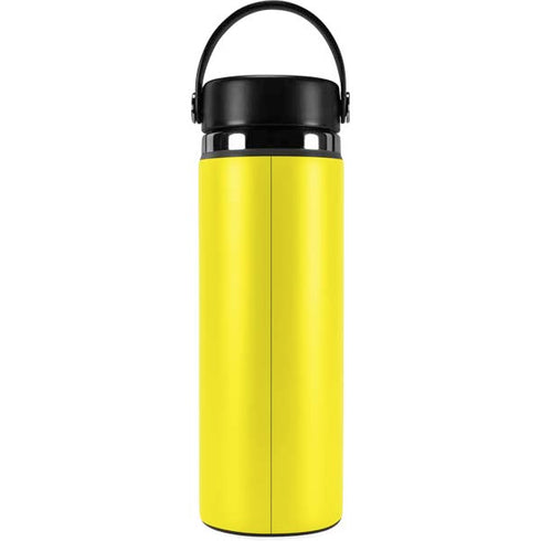 Yellow Solid Hydro Flask 20oz Wide Mouth Skin