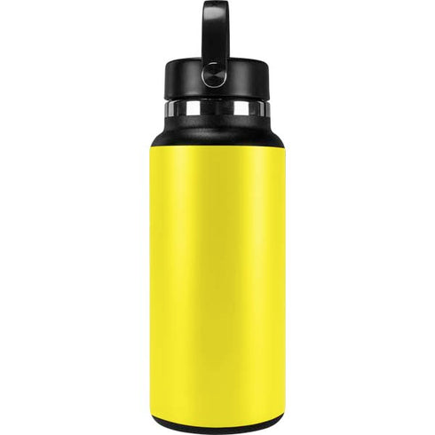Yellow Solid Hydro Flask 32oz Wide Mouth Skin