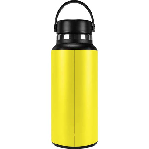 Yellow Solid Hydro Flask 32oz Wide Mouth Skin