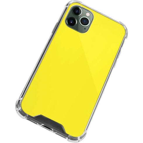 Yellow iPhone 11 Pro Max Clear Case