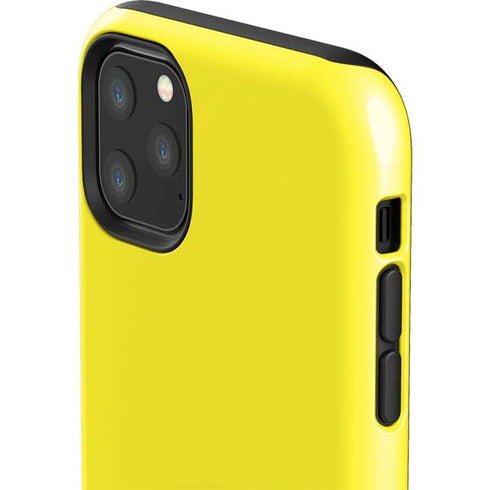 Yellow Solid iPhone 11 Pro Max Impact Case
