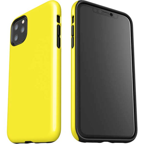 Yellow Solid iPhone 11 Pro Max Impact Case