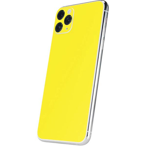 Yellow Solid iPhone 11 Pro Max Skin