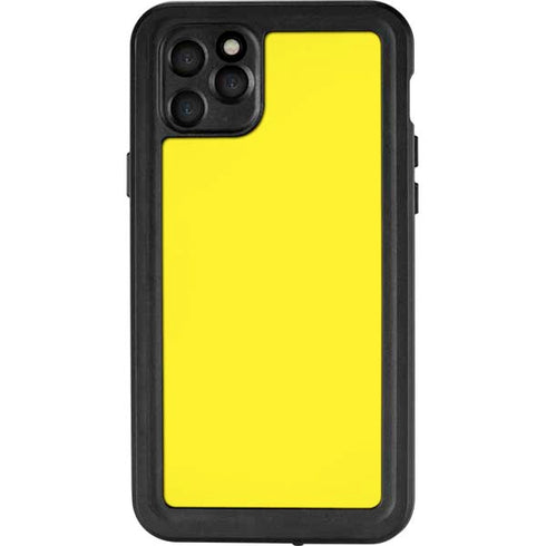 Yellow Solid iPhone 11 Pro Max Waterproof Case
